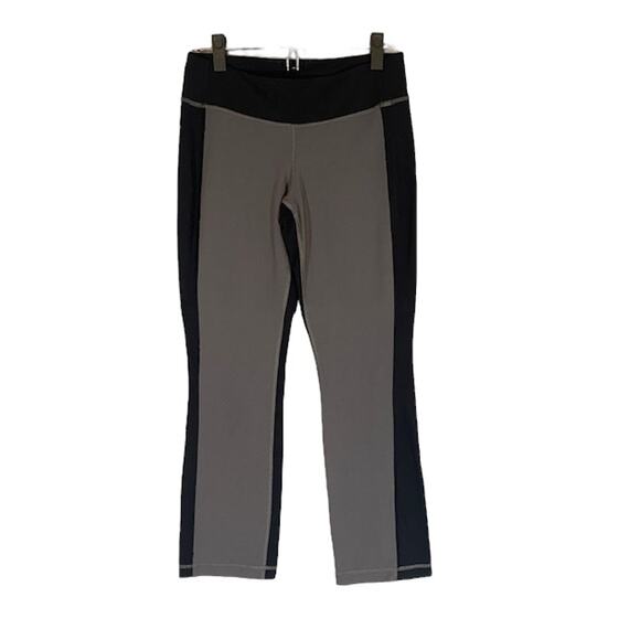 Lululemon Black & Gray Athletic Yoga Running Stretch Leggings Women Sz S - Picture 1 of 8